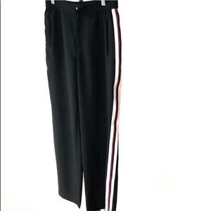 Zara Pants with Red&White stripes and Elastic band